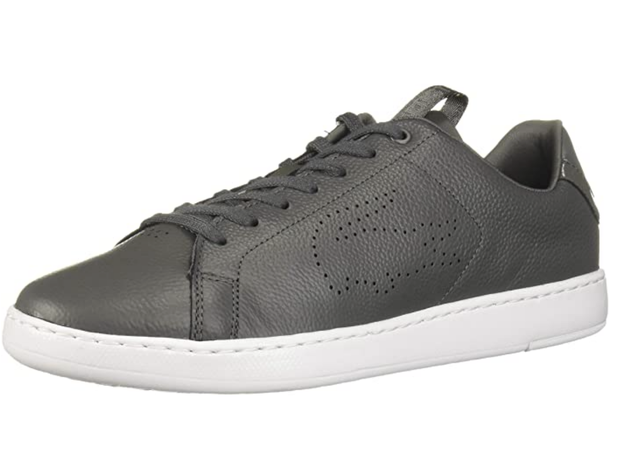 Lacoste Men's Carnaby Evo Sneaker  Color Dark Grey/White Size 9.5