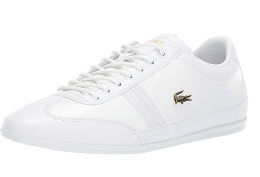 Lacoste Mens Misano Sneaker  Color: White/White