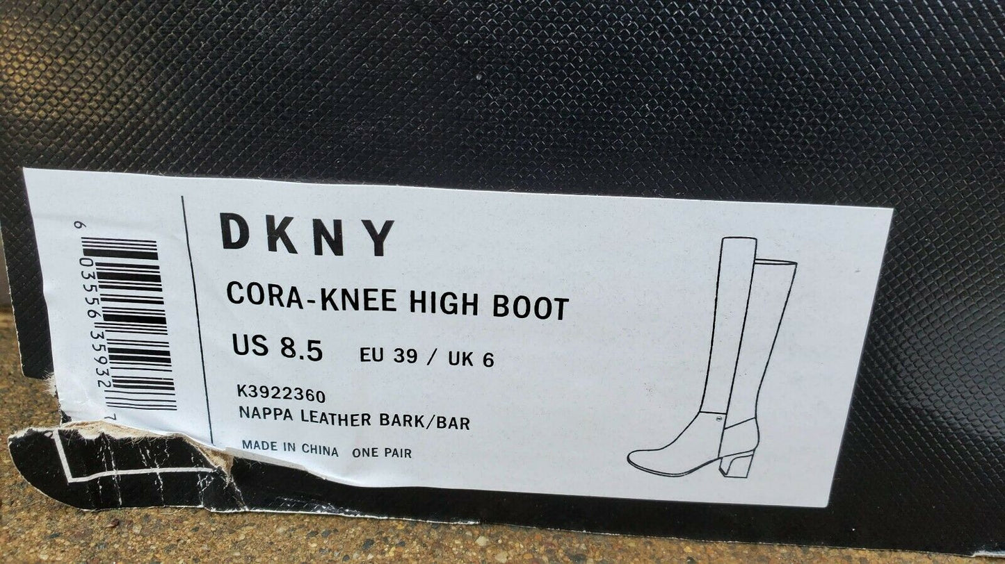 DKNY Womens Cora Leather Closed Toe Knee High Fashion Boots Size 8.5