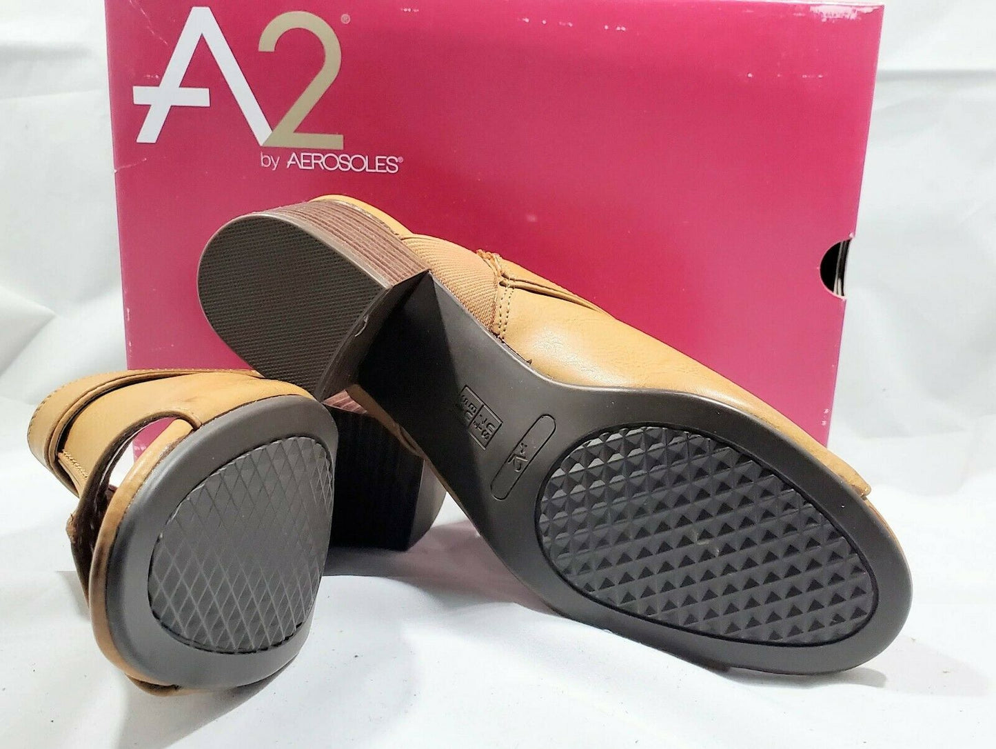 A2 by Aerosoles Mid West Mule   Color Dark Tan Size 7.5M