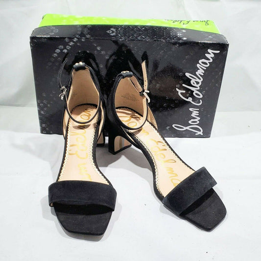 Sam Edelman Holmes Heeled Sandal black suede - 6.5m