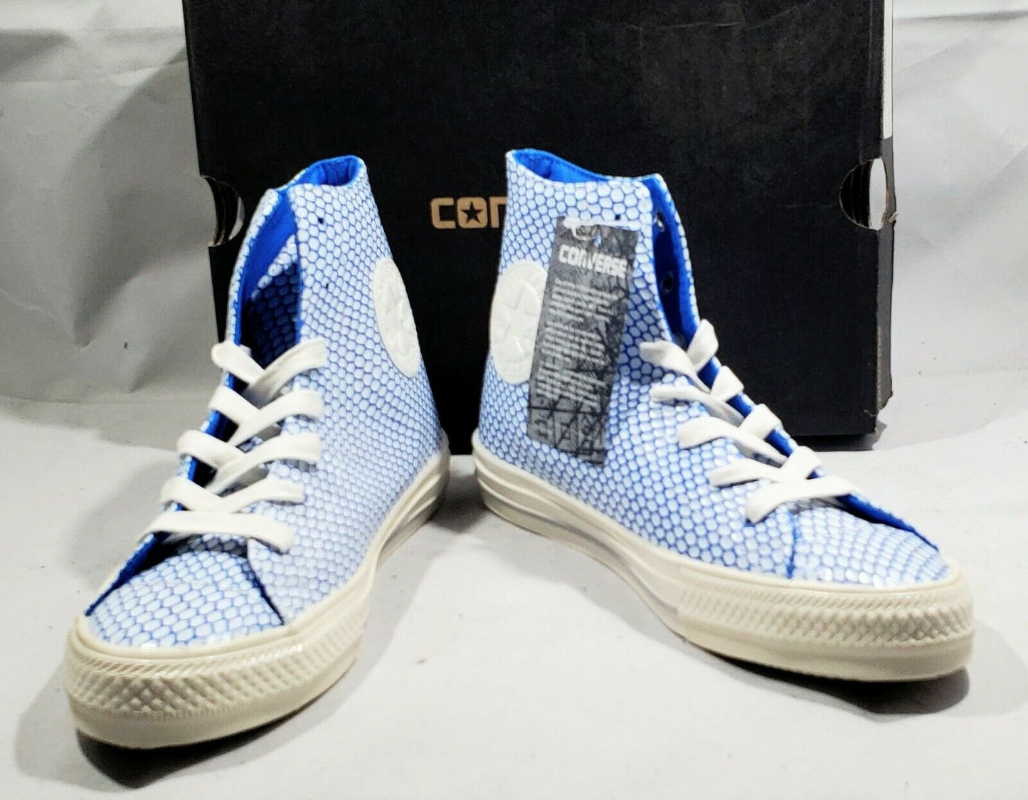 CONVERSE  WOMEN'S ALL STAR HI SNEAKER SHOES  Color GEMMA HI BLUE  Size 7M