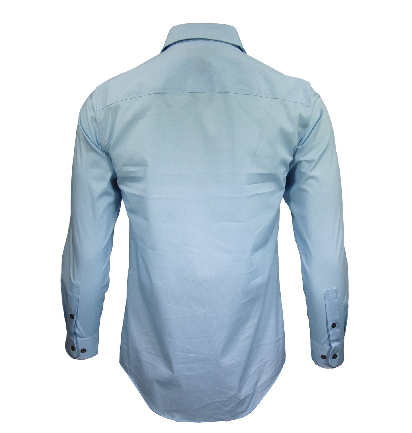 Alfani Men's Slim-Fit Performance Stretch Dress Shirt  Color Blue Size 14/14.5 32/33