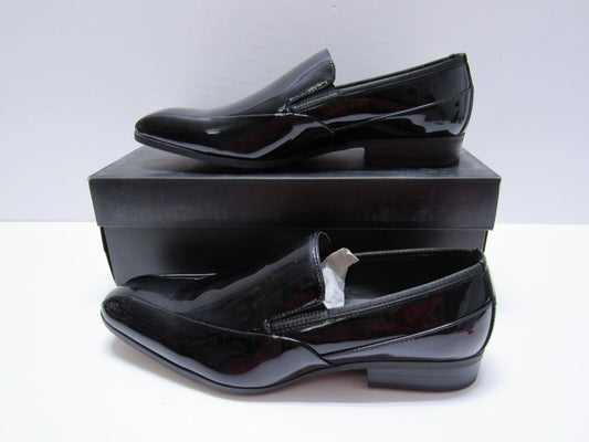 Alfani Mens Craig Slip-On Tuxedo Loafers  Color Black Patent Leather Size 9.5M