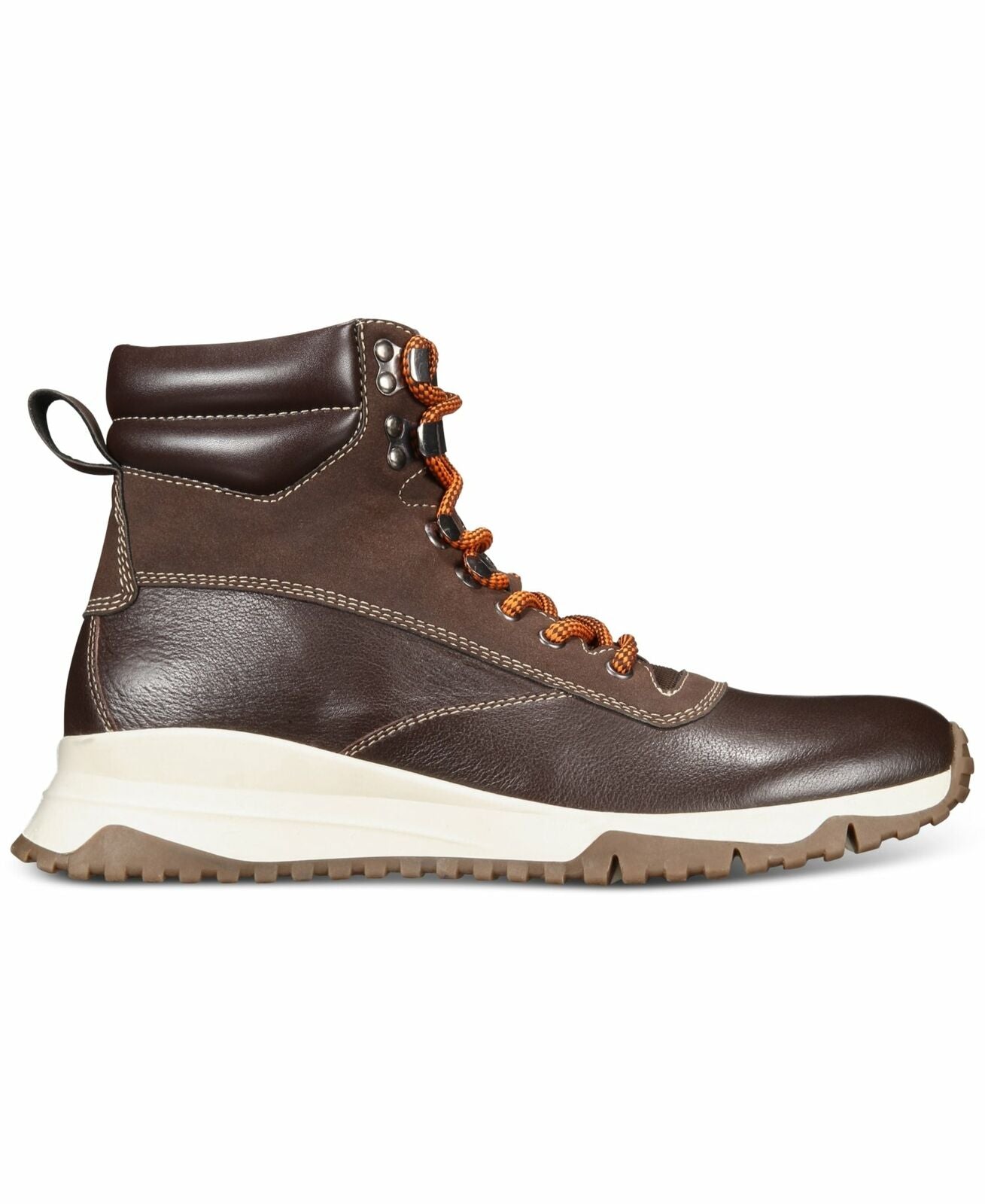 Alfani Men's Reggie Leather Alpine Boot Brown