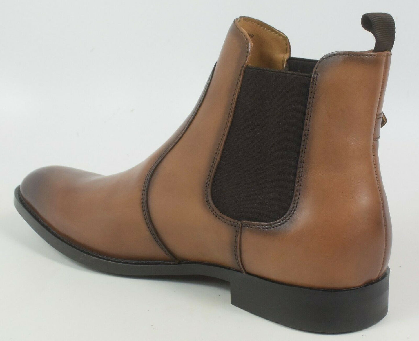 Alfani Men's Ramon Leather Chelsea Boots  Color Tan Leather Size 12M