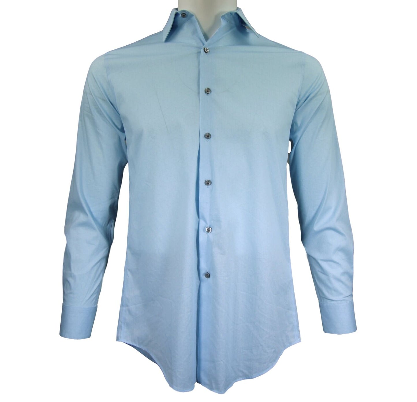 Alfani Men's Slim-Fit Performance Stretch Dress Shirt  Color Blue Size 14/14.5 32/33