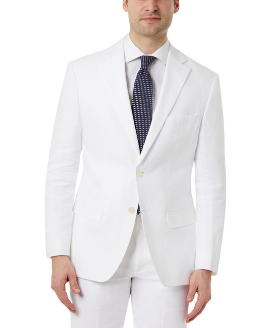 Lauren Ralph Lauren Mens UltraFlex Classic-Fit Sport Coat Color Li White Size 38R