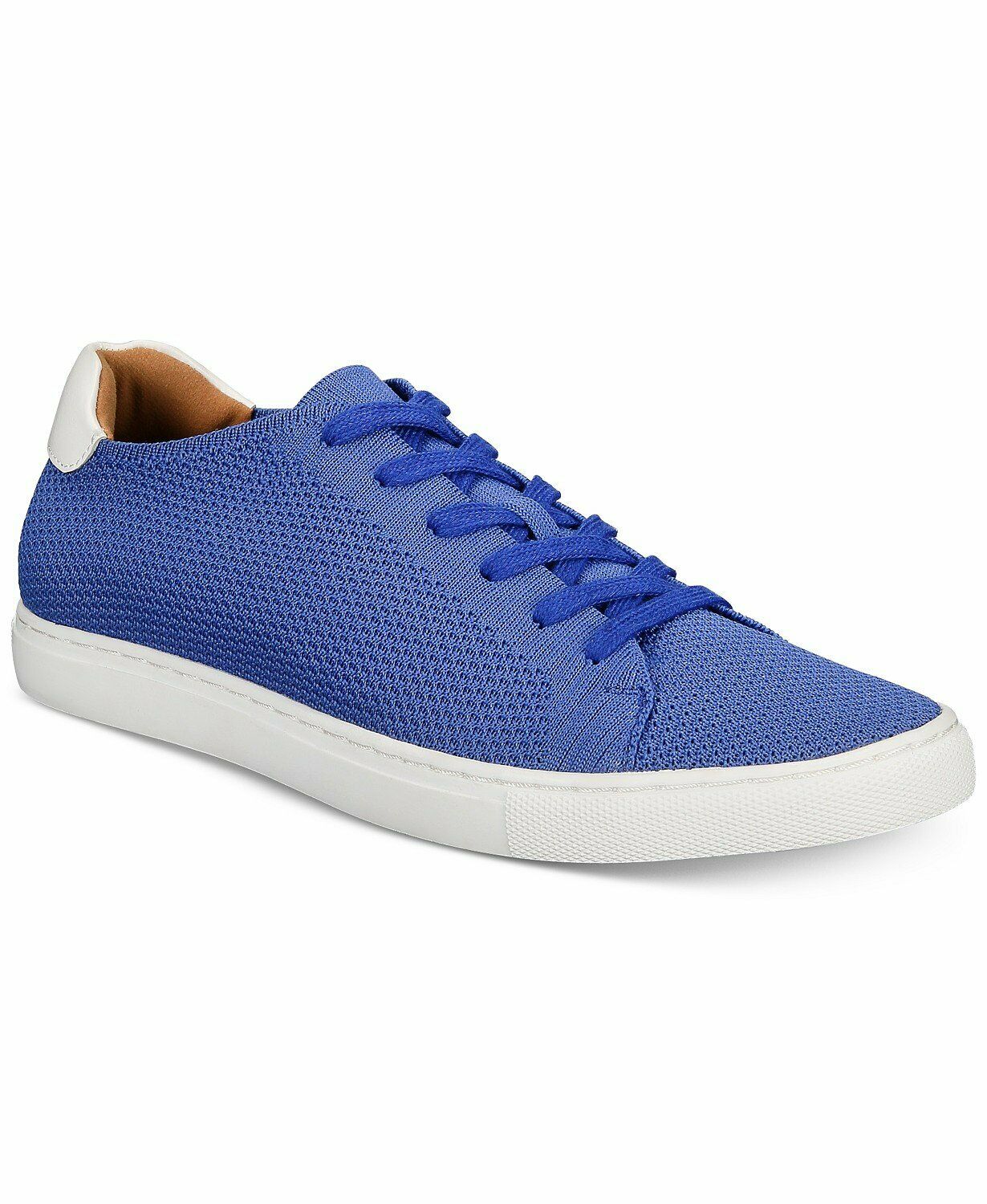 Bar III Men's Donnie Knit Lace-Up Sneakers Blue Size 11M