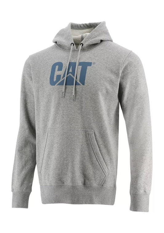 Caterpillar Men's Foundation Logo-Print Hoodie  Color Heather Grey-Niagara Size S