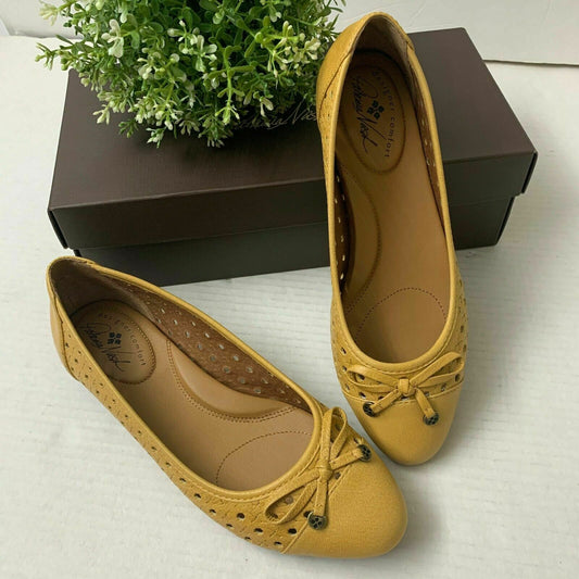 Patricia Nash Bettina Ballet Flats  Color Ochre Size 7M