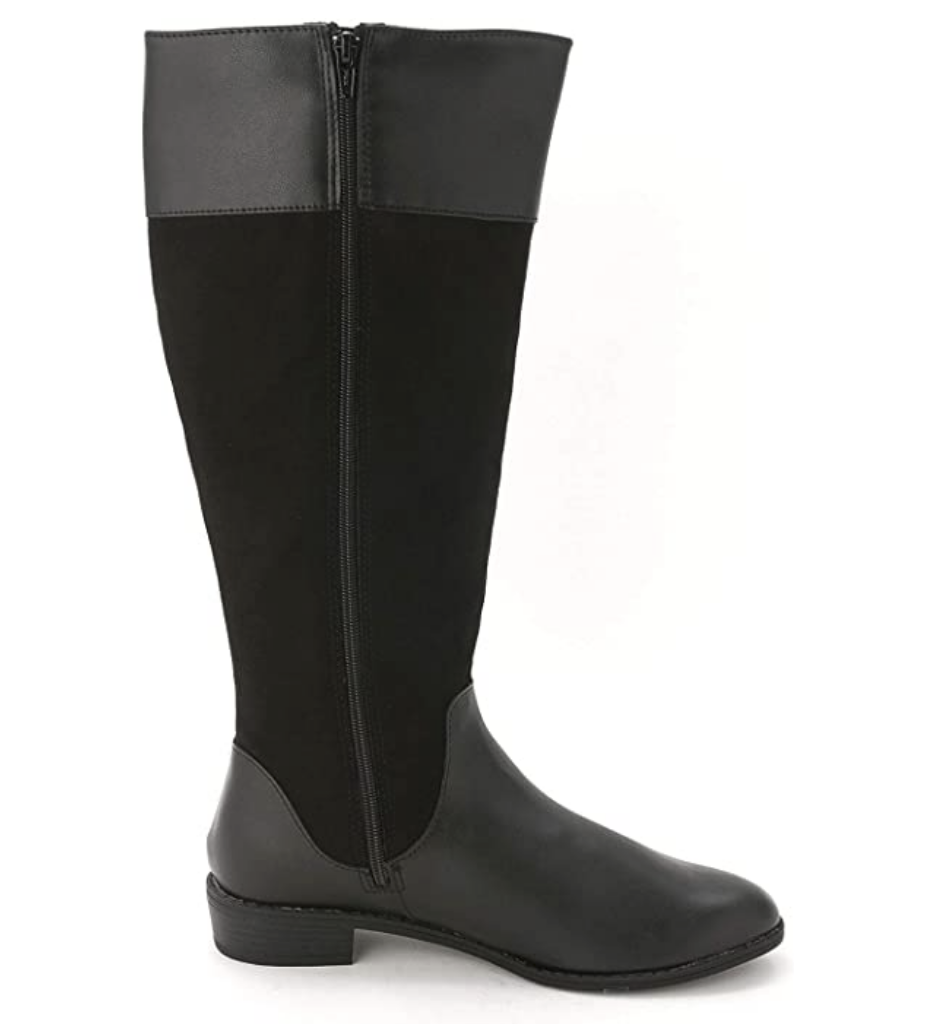 Karen Scott Deliee Round Toe Knee High Riding Boots  Color Black Size 9M