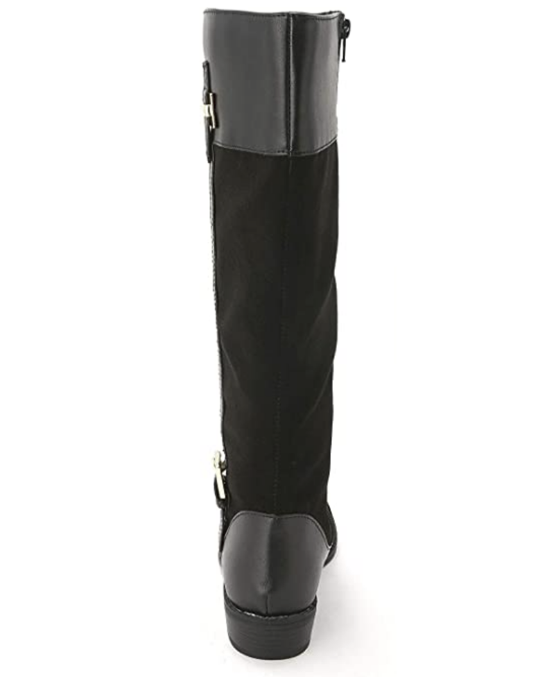 Karen Scott Deliee Round Toe Knee High Riding Boots  Color Black Size 9M