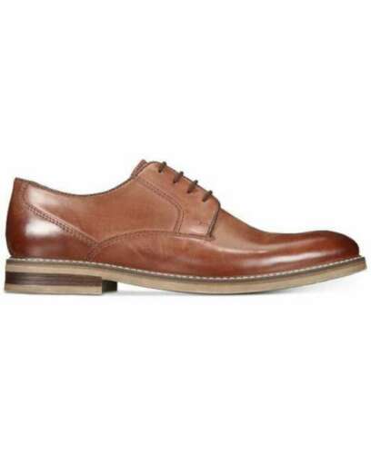 Alfani Men's Phillip Oxfords Tan Lace up Leather Dress Shoes