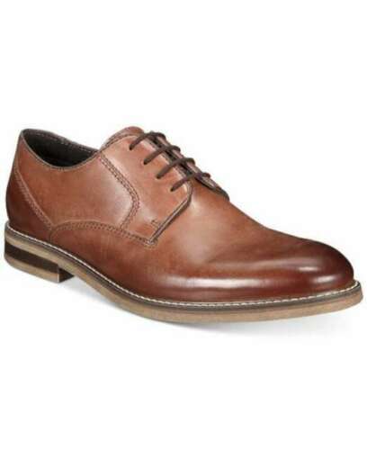 Alfani Men's Phillip Oxfords Tan Lace up Leather Dress Shoes