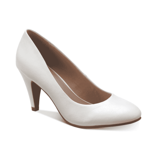 Sun + Stone Women's Felix Pumps White  Size 9 M