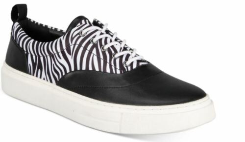 INC International Concepts Men's Emery Animal Patterned Sneakers  Color Black Zebra Size 12