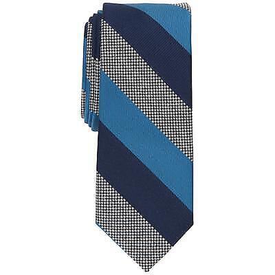 Bar III Mens Skinny Diagonal Stripe Tie  Color Teal One Size